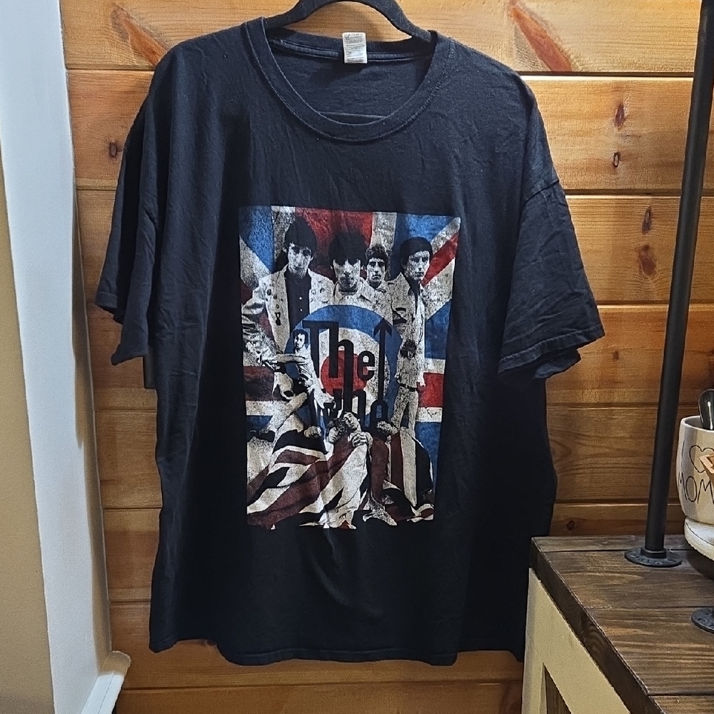 The Who 2x 100% Cotton Black Graphic Band T-Shirt 0009